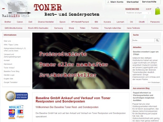 Baseline Toner Website Baseline Toner Website