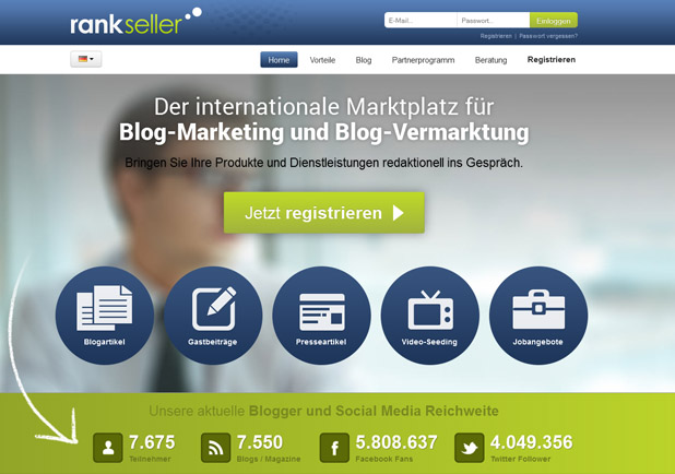 rankseller Startseite