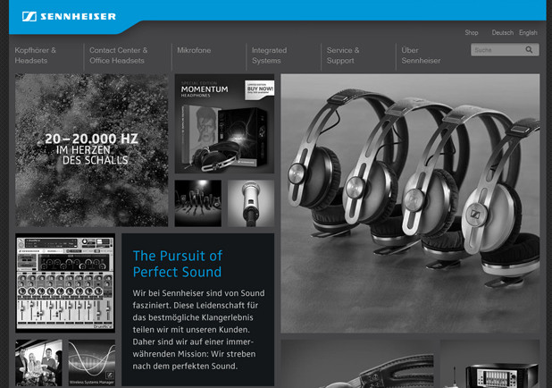 Sennheiser Startseite