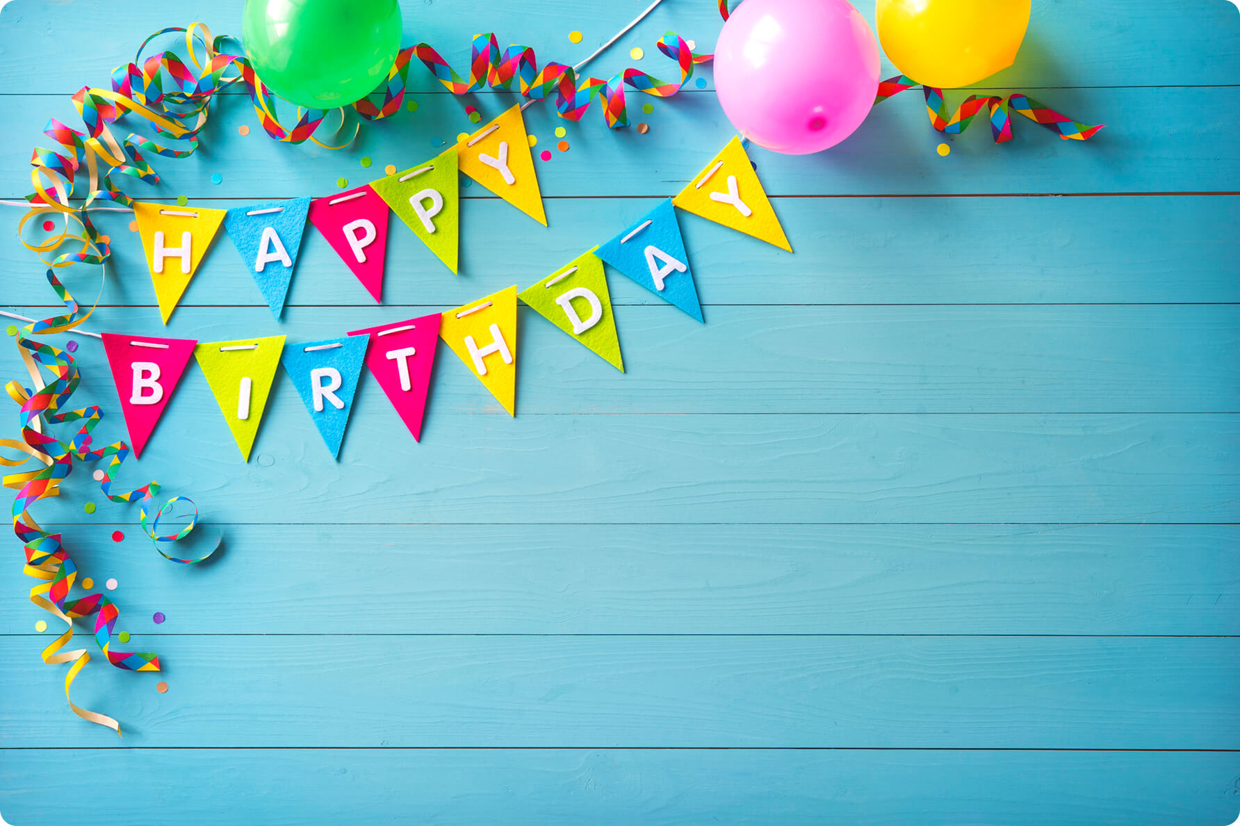 Geburtstag Gutschein Hintergrund 2