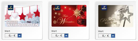 Tchibo Geschenkgutschein Weihnachten