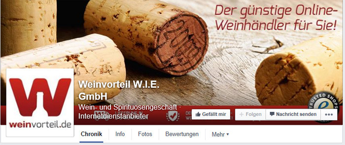 Weinvorteil.de soziale Netzwerke