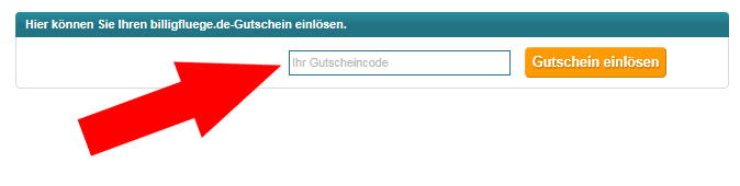 billigfluege.de Gutschein