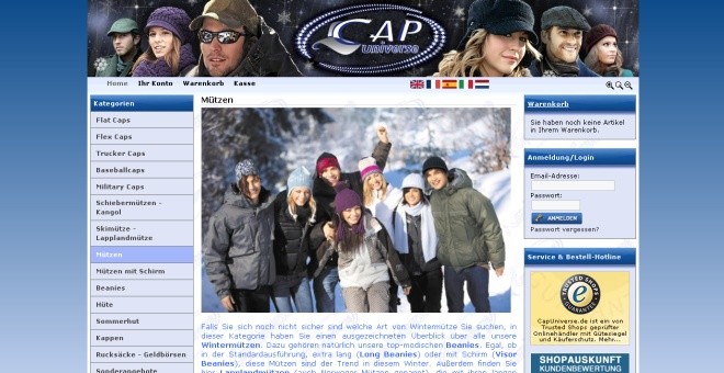 CapUniverse Website CapUniverse Website
