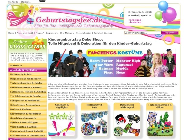 Geburtstagsfee Website Geburtstagsfee Website