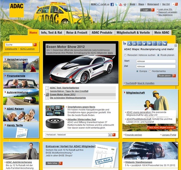 ADAC Website ADAC Website