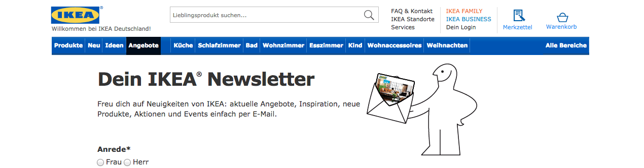 IKEA Newsletter
