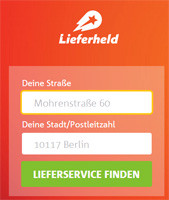 Lieferheld.de Lieferdienst Finder