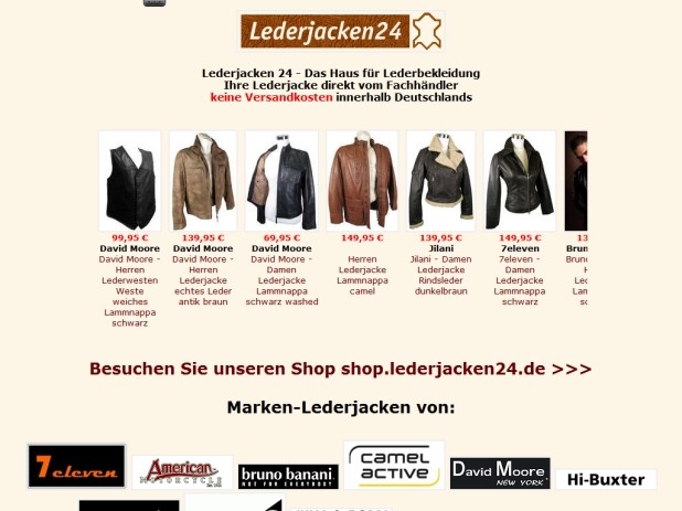 Lederjacken24 Website Lederjacken24 Website