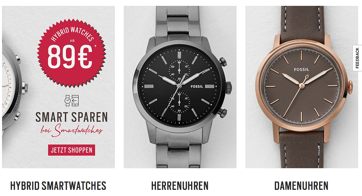 Fossil Webshop