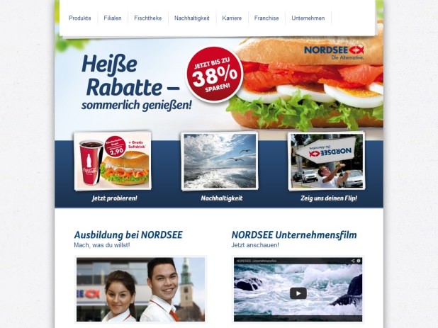 Nordsee Website Nordsee Website