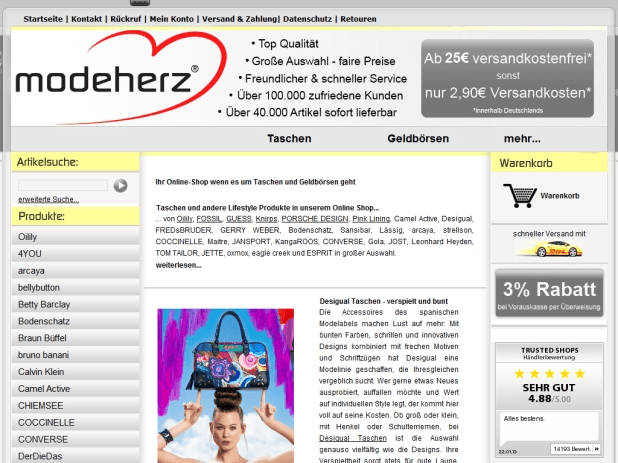 modeherz  Website