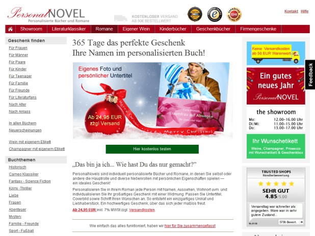 PersonalNOVEL Website PersonalNOVEL Website