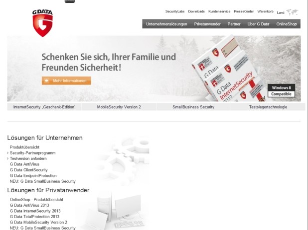 G Data Website GData Website