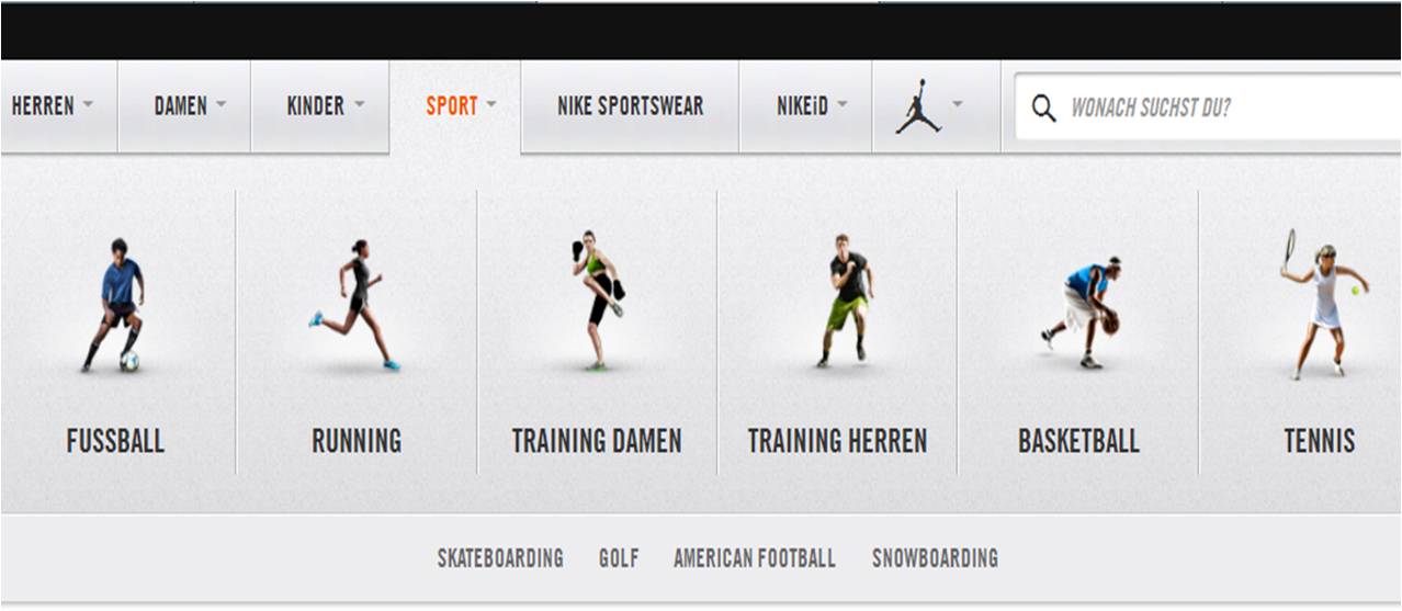 Nike Onlineshop Sport