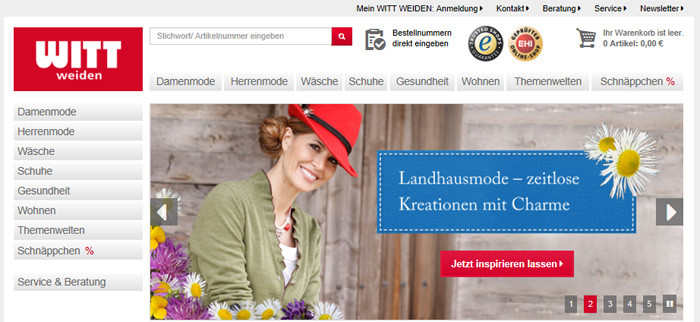 Witt-Weiden.de Webseite