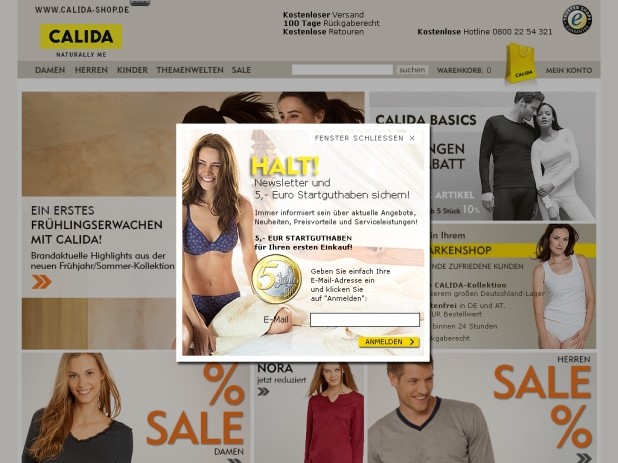 Calida Website
