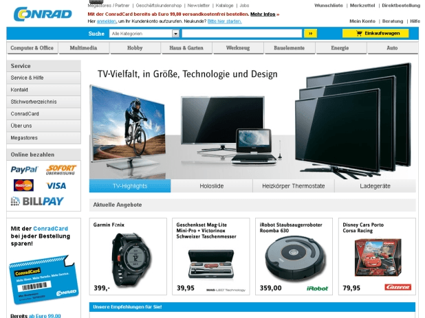 Conrad.at Website Conrad.at Website