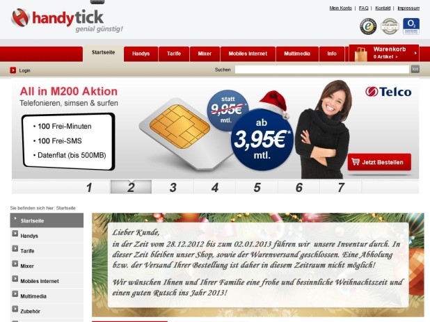 Handytick Website Handytick Website