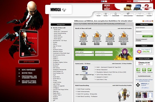 MMOGA Website