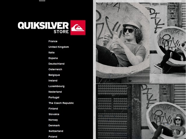 QUIKSILVER Website