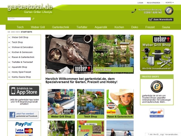 Gartentotal Website