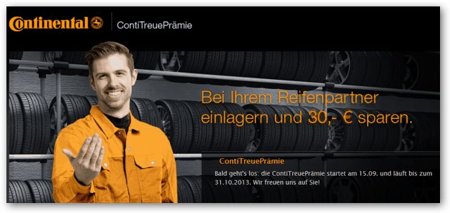 ReifenDirekt Conti-Treue-Prämie