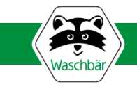 Waschbär-Logo