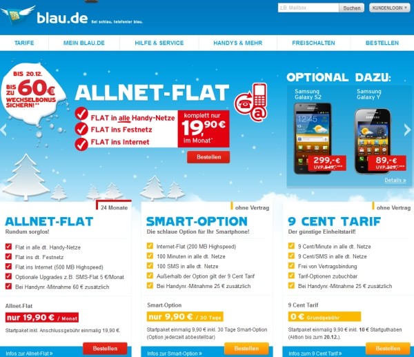 Blau Website