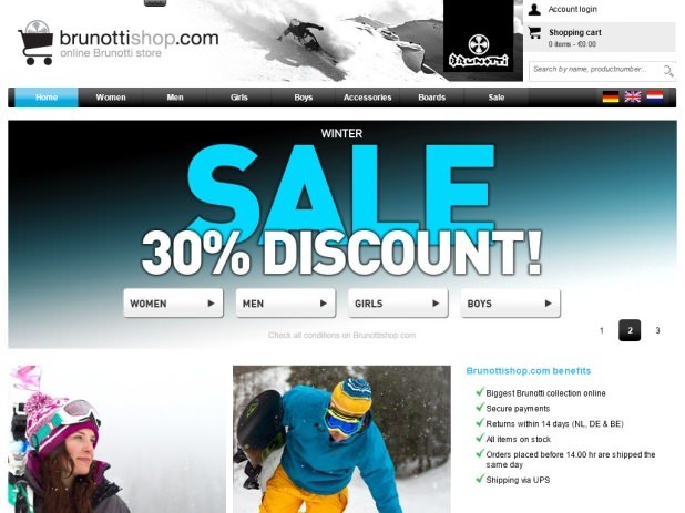 Brunotti Website