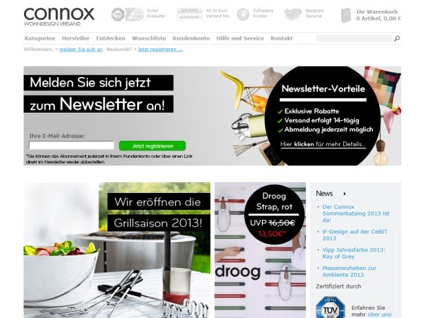 Connox Website