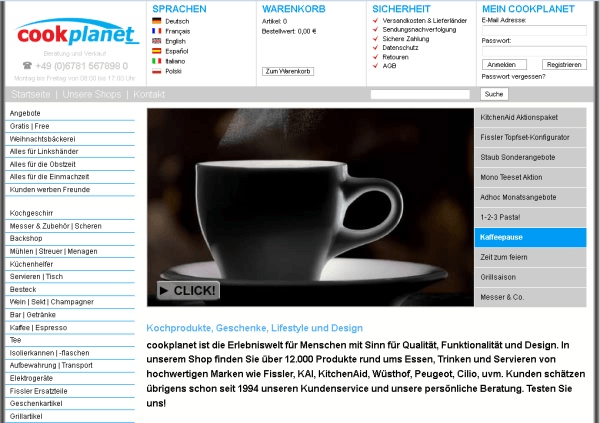 Cookplanet Website Cookplanet Website