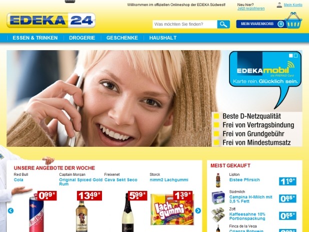 Edeka24 Website
