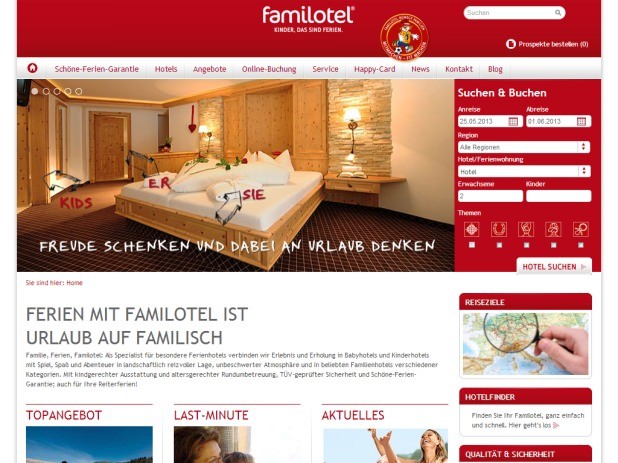 Familotel Website Familotel Website