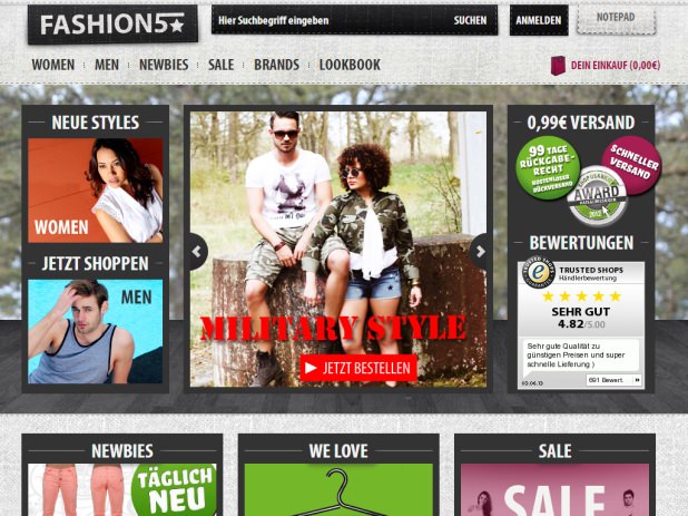 Fashion5 Website Fashion5 Website
