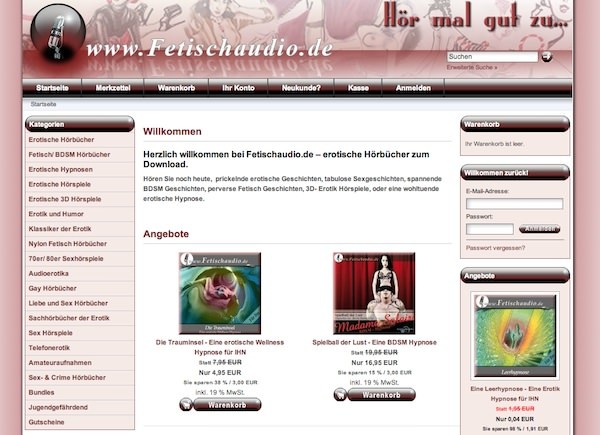 Fetischaudio Website