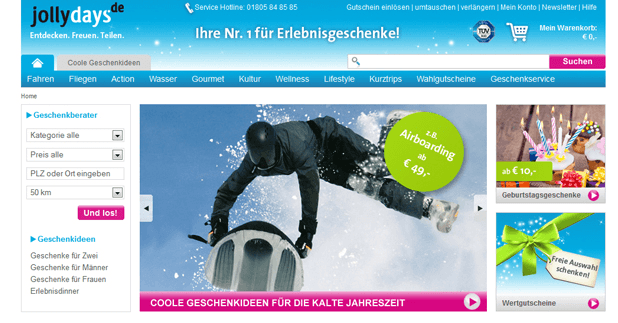 Jollydays Homepage Jollydays Homepage