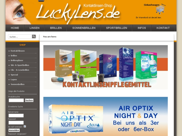 LuckyLens Website