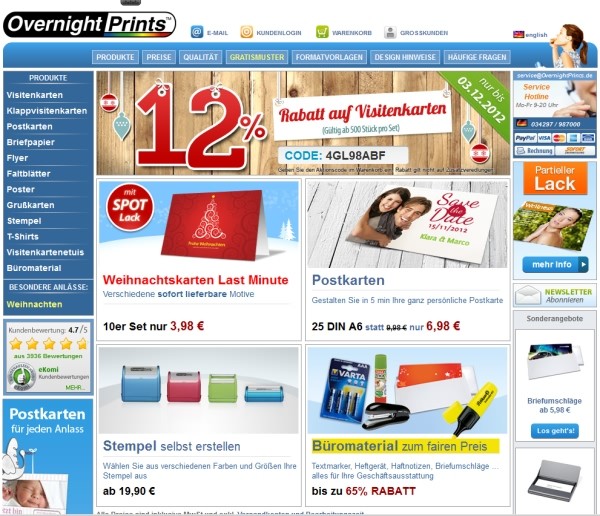 Overnight Prints Website Overnight Prints Website