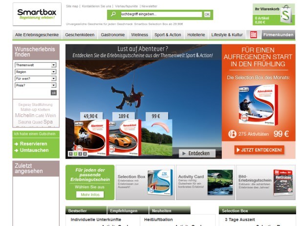 Smartbox Website Smartbox Website