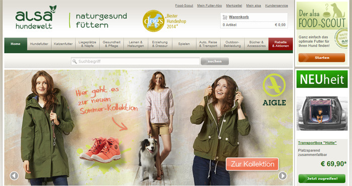 Alsa-Hundewelt.de Webstore