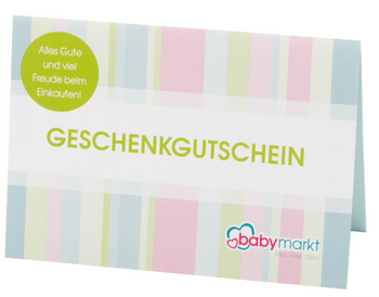 babymarkt Geschenkgutschein