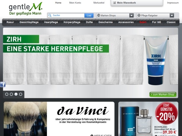 Der gepflegte Mann Website Der gepflegte Mann Website