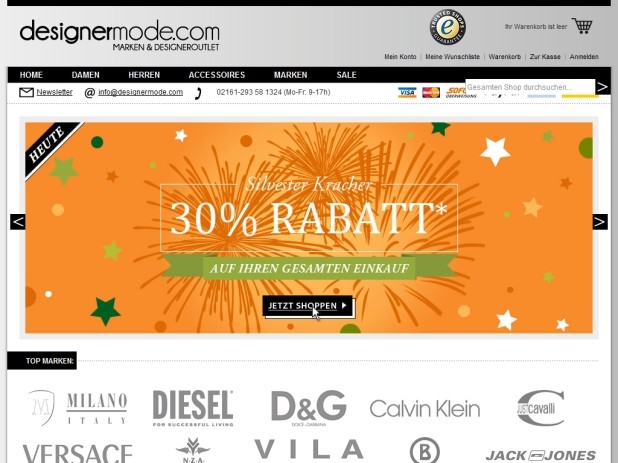 Designermode Website