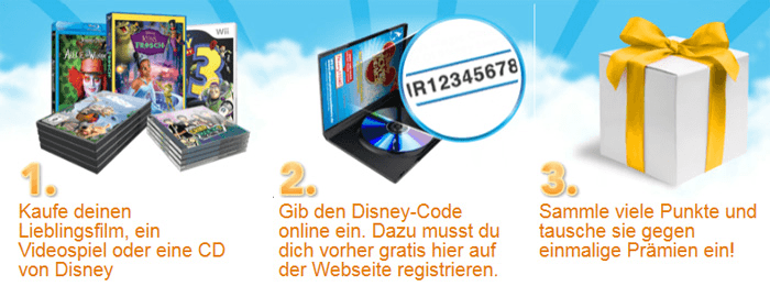 disneystore.de Bonusprogramm