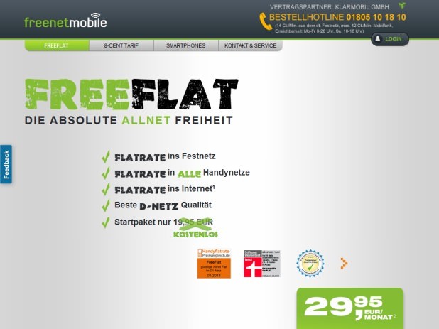 freenetMobile Website