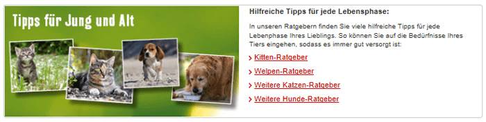 Fressnapf.de Ratgeber