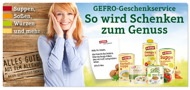 gefro.de Geschenkservice