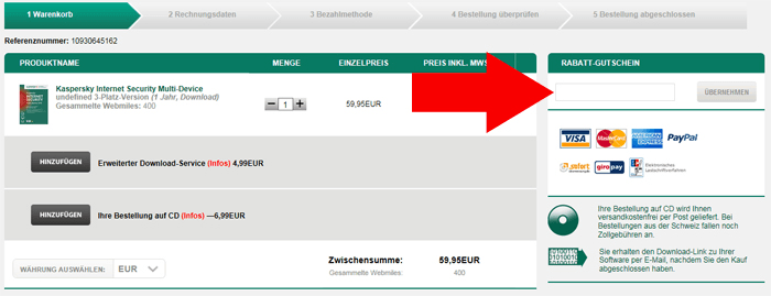 kaspersky.com Gutschein