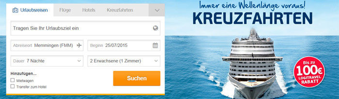 logitravel.de Buchungsformular